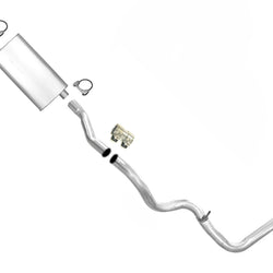Weld On Muffler and Tail Pipe for 88-93 Chevrolet K1500 Pick Up 4.3L 5.0L 131.5