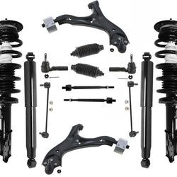 Se adapta a Chevrolet Equinox 05-06, resortes helicoidales, brazos de Control, bujes, bola J
