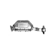 Rear Firewall Direct Fit Catalytic Converter for Ford Five Hundred 2005-2007