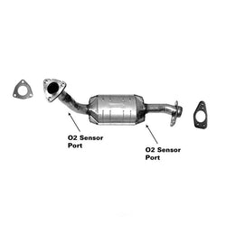 Passenger Side Catalytic Converter for Chevrolet 5.7L Roadmaster Impala Right