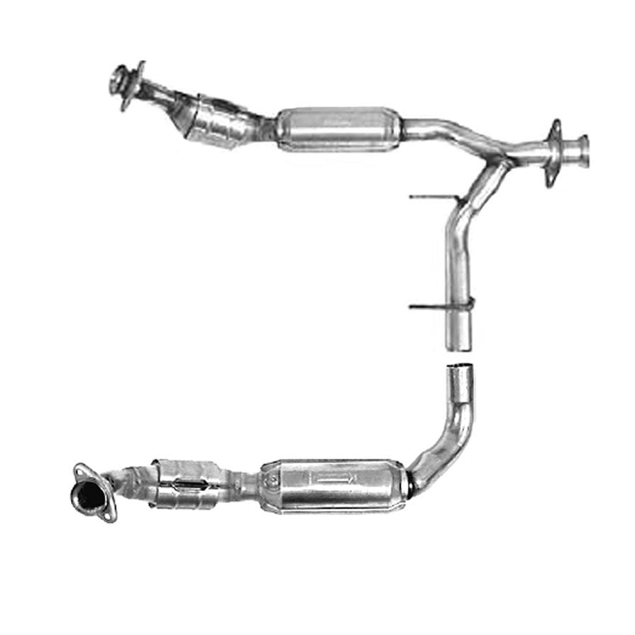 2003-2004 para Ford Expedition 5.4L motor Y tubo con 4 catalizadores