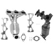 Front & Rear Manifold Catalytic Converters for Hyundai Santa Fe 2.7L 2001-2004