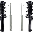 Front Complete Coil Spring Strut Assemblys for 09-17 Volkswagen CC V6 3.6L 4pc