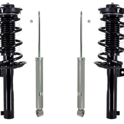 Front Complete Coil Spring Strut Assemblys for 09-17 Volkswagen CC V6 3.6L 4pc