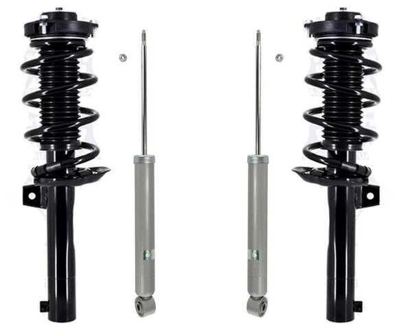 Front Complete Coil Spring Strut Assemblys for 09-17 Volkswagen CC V6 3.6L 4pc