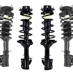 Front and Rear L&R Complete Coil Spring Struts Assemb for Kia Spectra 2001-2004