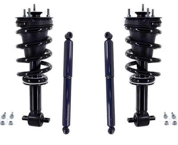 Puntales de resorte helicoidales de rendimiento monotubo para GM Suburban 4 Wheel Drive 15-21 Z71