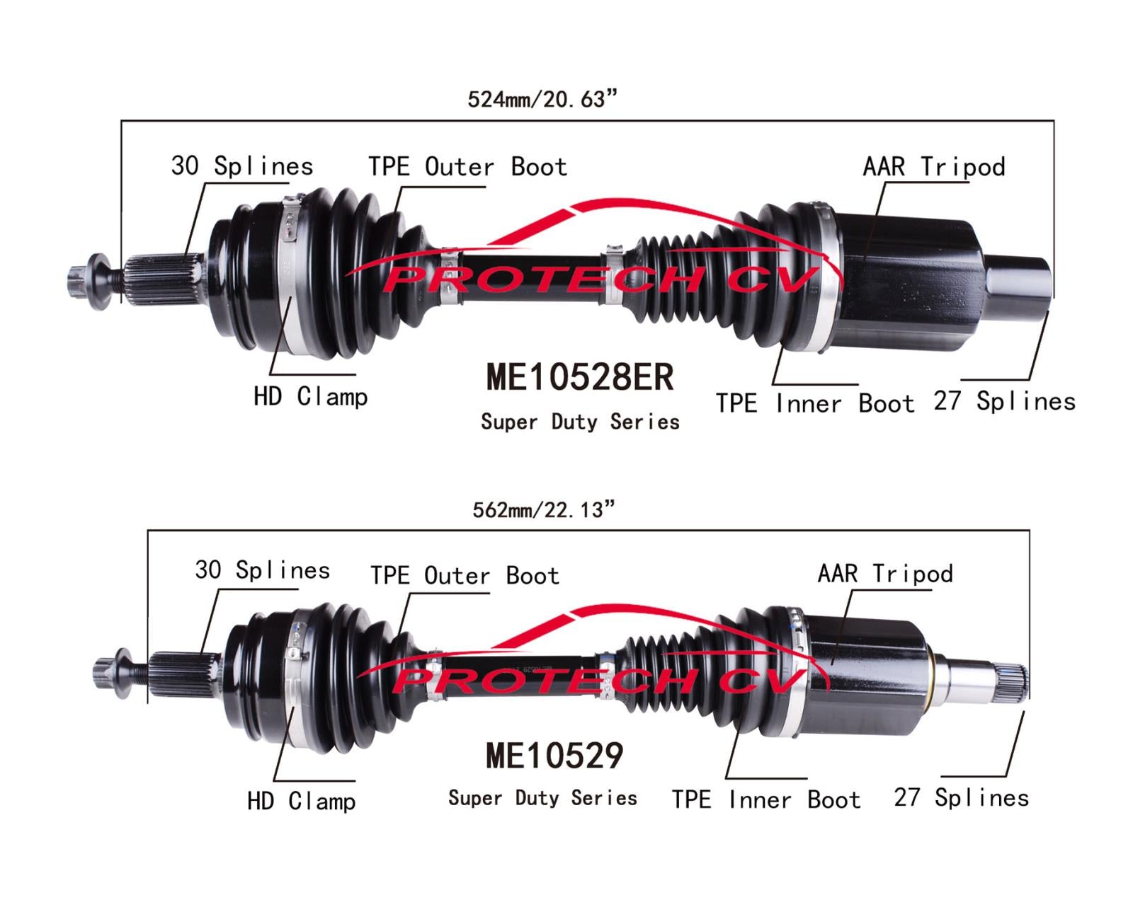 Front Left Right CV Drive Axle Fits Mercedes Benz 2015 C400 4Matic 4Dr Sedan