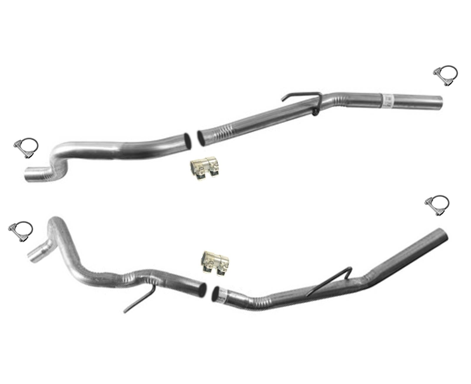 2009-2016 Ram 1500 5.7 Tubos de escape de eliminación de resonador para duales de fábrica