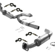 Engine Y Pipe with Dual Catalytic Converter W O2 for 2015-2017 Ford F150 5.0L V8