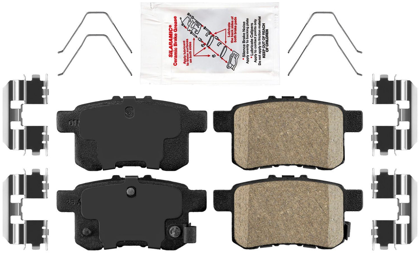 Rear Brake Pad & Rotors for Honda Accord 2008 - 2017 Ceramic Pad Rotor For TSX