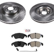 Front Brake Rotors OE Metallic Pads Sensors for 2012-2018 Audi A6 Quattro 356MM