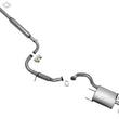 Tubos de resonador, tubo de escape de silenciador para Mitsubishi Eclipse GS Spyder 2.4 2000-2005