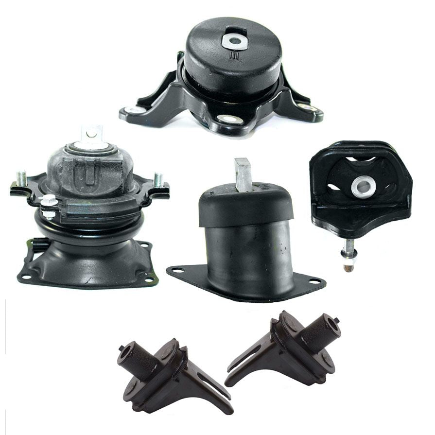 Kit de 6 soportes para motor y transmisión automática para Honda Accord 3.5L 08-11