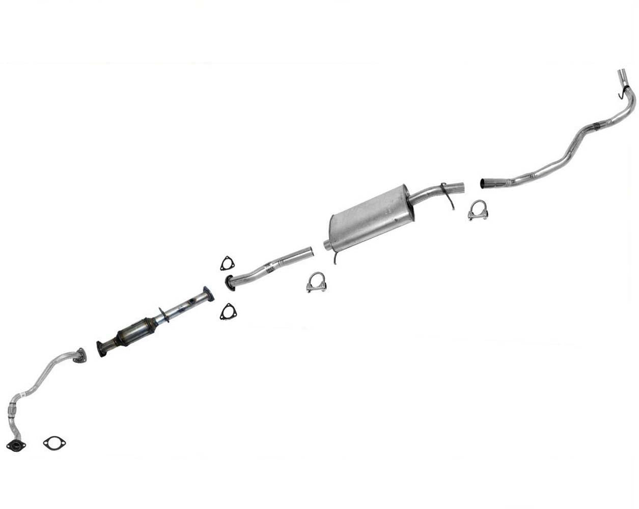 96-97 S10 Pick Up 2.2L With 108 Inch Wheel Base Muffler Exhaust Pipe Converter