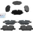 AmeriBRAKES Front Rear Ceramic Pads with hardware for 2020-2024 Buick Encore GX