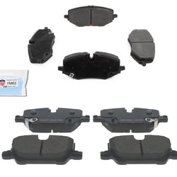 AmeriBRAKES Front Rear Ceramic Pads with hardware for 2020-2024 Buick Encore GX