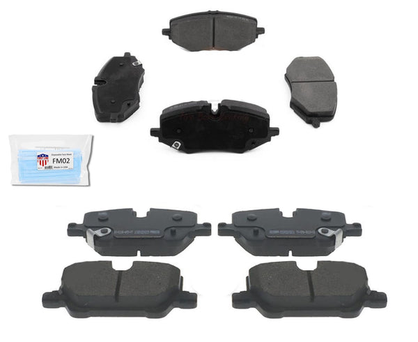 AmeriBRAKES Front Rear Ceramic Pads with hardware for 2020-2024 Buick Encore GX