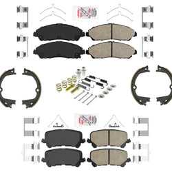 AmeriBrake Ceramic Pads with Hardware 4Pc for Acura MDX 2014-2016