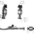 Engine Y Flex Pipe with 3 Catalytic Converter for 2007-2009 Acura MDX 3.7L