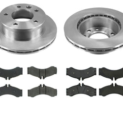 For 2003-2006 Sprinter 275MM From Axle S482214 Y422060 Front Brake Rotors & Pads