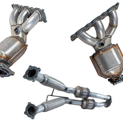 Front Rear Lower Flex Pipe Catalytic Converter fits for 2007-2012 Volvo XC90 3.2