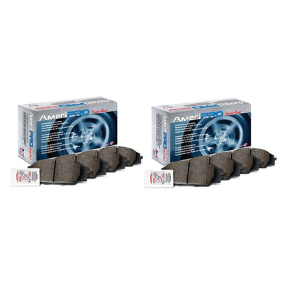 Front & Rear Brake Ceramic Pads For Toyota Highlander 2020 2021 2022 2025
