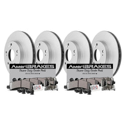 Coated Disc Brake Rotors Metallic Pad Sensor For 2021 2022 2025 Chevrolet Tahoe