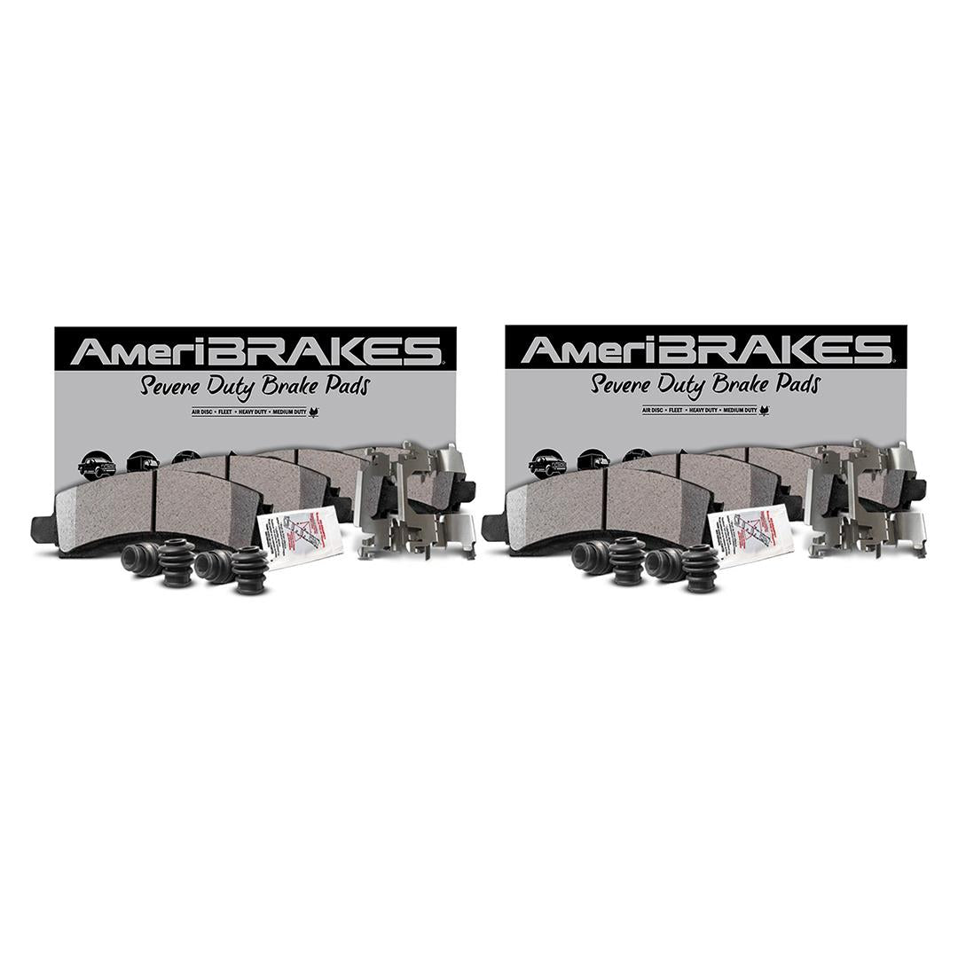 AmeriBRAKES Servicio de flota para sensores de pastillas de freno de disco delantero y trasero Chevrolet Tahoe 2021
