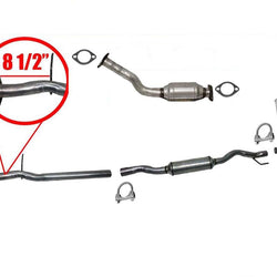 Silenciador trasero convertidor para Nissan Rogue 08-13 2.5L SOLAMENTE EMISIONES FEDERALES