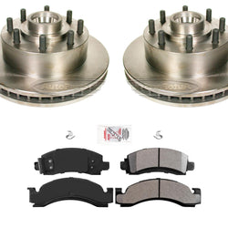 Front Disc Brake Rotors Fleet Duty Pads for 75-86 C30 Single Rear Wheel Pick Up