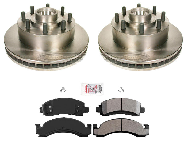 Front Disc Brake Rotors Fleet Duty Pads for 75-86 C30 Single Rear Wheel Pick Up
