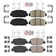 AmeriBrake Premium Ceramic Brake Pads with hardware for Honda CR-V 17-21