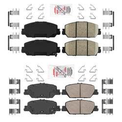 AmeriBrake Premium Ceramic Brake Pads with hardware for Honda CR-V 17-21