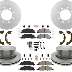 Master Fleet Pads Hardware Disc Brake Rotors Fits 2009-2018 Ram 2500 3500