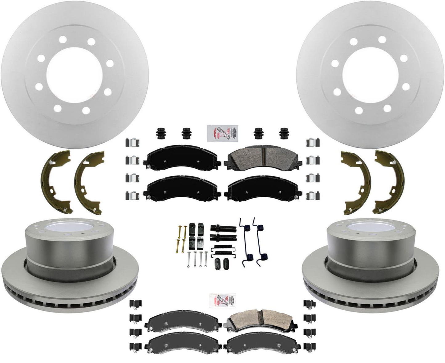 Fleet Pads Hardware Rotores de freno de disco para rueda trasera única Ram 2500 2019-2021