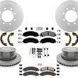 Fleet Pads Hardware Disc Brake Rotors Fits 2019-2021 Ram 2500 Single Rear Wheel