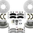 Fleet Pads Hardware Disc Brake Rotors For 2019-2021 Ram 3500 W/ Dual Rear Wheel