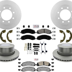 Fleet Pads Hardware Disc Brake Rotors For 2019-2021 Ram 3500 W/ Dual Rear Wheel
