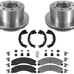 Pastillas de freno con revestimiento Rr para estacionamiento para rueda trasera doble 14-20 GM Silverado 3500HD