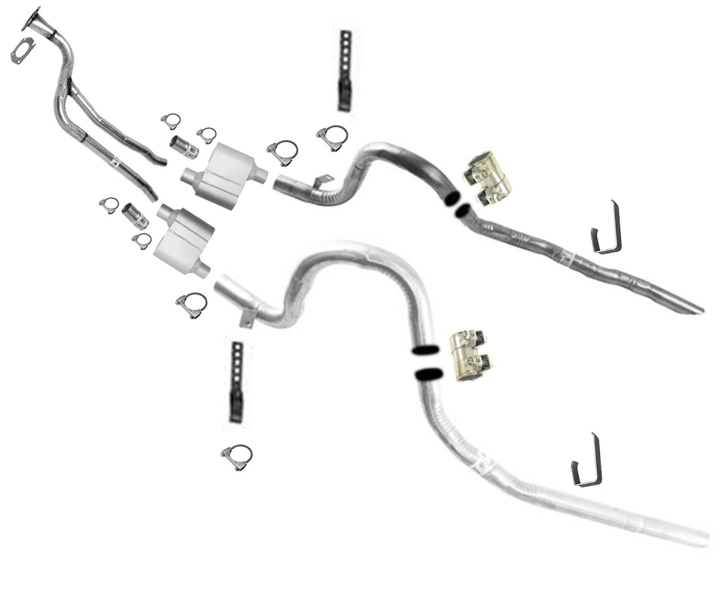 Para Chevrolet 1984-1988 Monte Carlo SS Xlerator Performance Silenciador Doble Escape