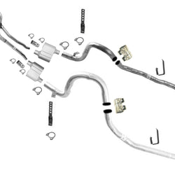 For Chevrolet 1984-1988 Monte Carlo SS Xlerator Performance Muffler Dual Exhaust