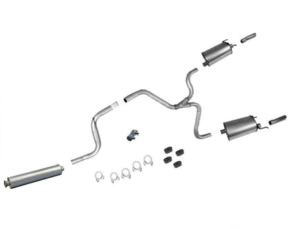 Compatible con sistema de tubo de escape de doble silenciador Chevrolet Monte Carlo SS 3.8 2003-2005.