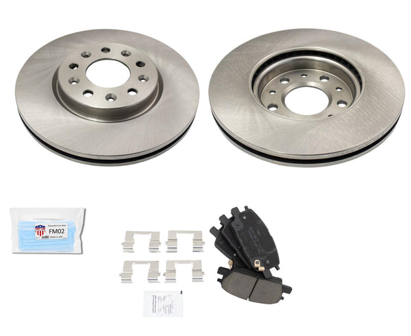Front Brake Premium Disc Brake Rotors Ceramic Pads for 2020-2024 Buick Encore GX