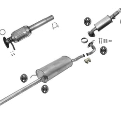 Catalytic Converter Pipe Muffler Resonator for 2004-2007 Toyota Highlander 2.4L