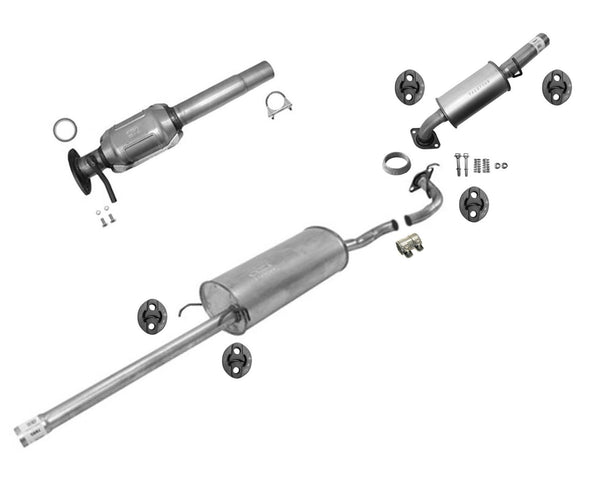 Catalytic Converter Pipe Muffler Resonator for 2004-2007 Toyota Highlander 2.4L