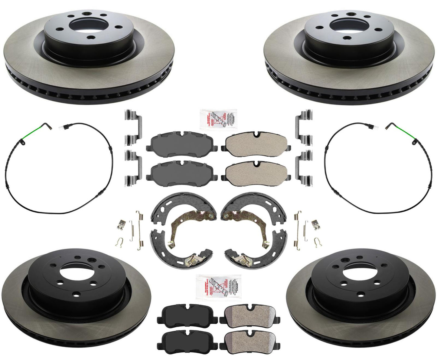 F&amp;R Pastillas de freno de alto carbono para Land Rover LR3 4.4L 2005-2009