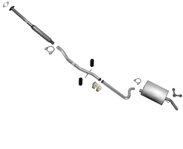Resonador del silenciador del tubo del sistema de escape para Buick Lucerne CX CXL 2006-2008 3.8L