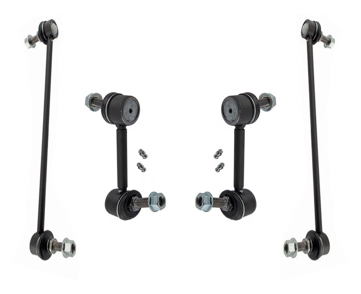 Enlaces estabilizadores de barra estabilizadora delantera y trasera de 4 piezas para Land Rover Range Rover 2002-2012