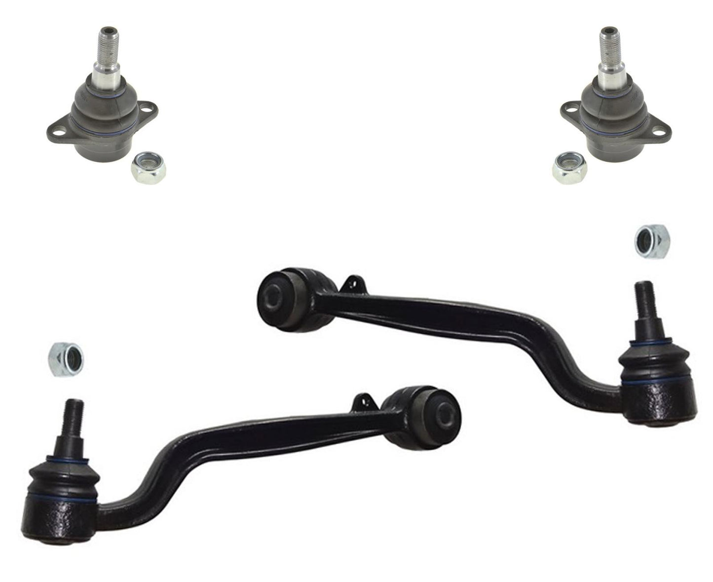 Lower Control Arms Ball Joints Bushings For 2002-2012 Land Rover Range Rover